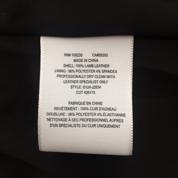 Joie | Black Studded Leather Moto Jacket - Picture 8 of 8